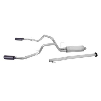 Gibson Black Elite Dual Split Exhaust System for 11-14 F-150 Raptor SVT 69543B