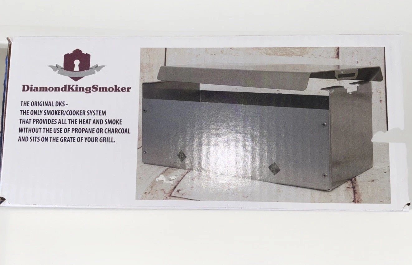 Diamond King Smoker THE ORIGINAL DKS Grill Smoker Box DKS-6X12 NEW
Opens in a new window or tab