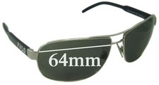 SFx Replacement Sunglass Lenses fits Ralph Lauren RA 3053 - 64mm Wide