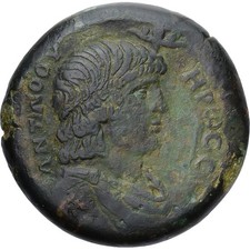 #1067032 Egypt, Antinous, Drachm, 134-135, Alexandria, Bronze, S+, RPC:III-606
