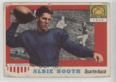 1955 Topps All American Albie Booth #86 0i4d