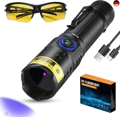 DARKBEAM Taschenlampe UV Lampe 365nm - Mini & leistungsstarke LED