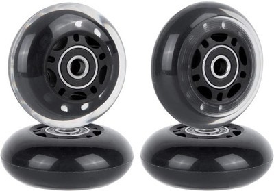 AOWESM 64mm Inline Skate Wheels w/Bearings ABEC-9 for Blades Roller Skates, P...