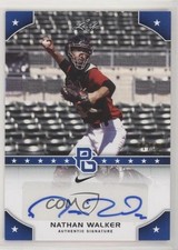 2015 Leaf Perfect Game National Showcase Blue 27/30 Nathan Walker Auto 1s8