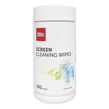 Office Depot Brand Screen Cleaning Wipes, Canister Of 100