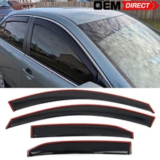For 2007-2011 Toyota Camry In-Channel Window Visors Rain Protectors - Acrylic