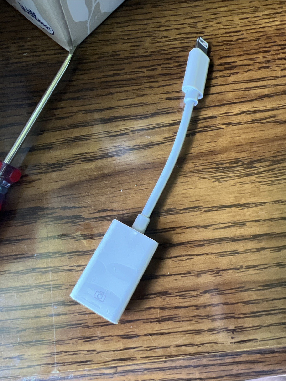 Lightning to USB Camera Adapter,USB 3.0 OTG Data Sync Cable Adapter Compatible w