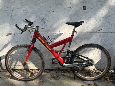 Vintage Cannondale Super V 3000 Full Suspension Mountain Bike 19.5