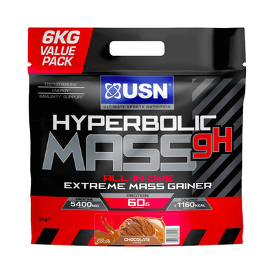 USN Hyperbolic All in One Mass (6000g) Dutch Chocolate (15,82 EUR/kg)