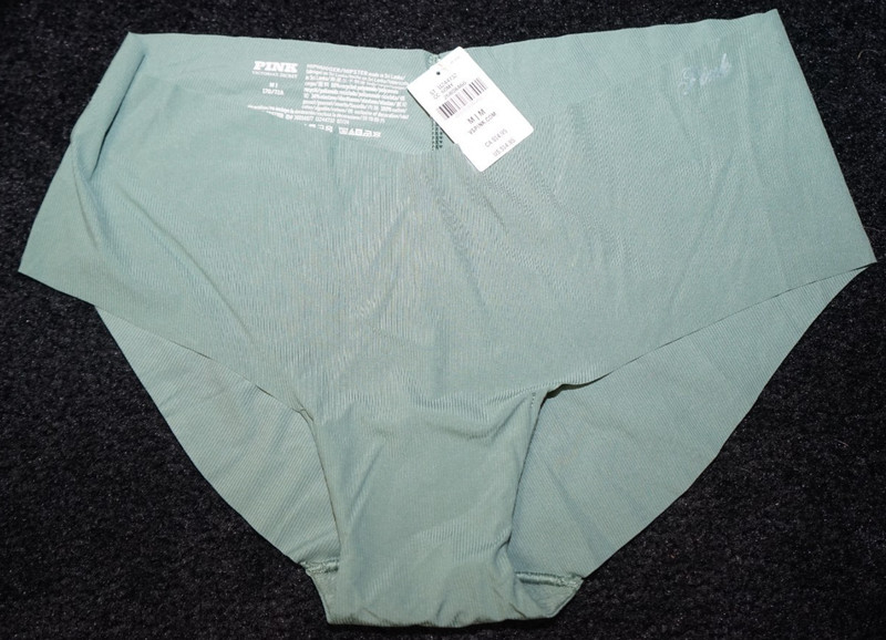PINK Victoria Secret sage green panties nwt