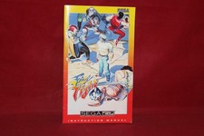 Manual Only, Final Fight Sega CD Authentic Instruction