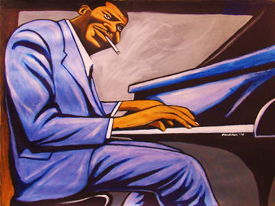 OSCAR PETERSON PRINT poster jazz piano night train cd cole porter songbook live 