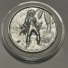 2 Coins: Pirate Treasure Chest & The Storm Privateer 2 Troy Oz .999 Fine Silver