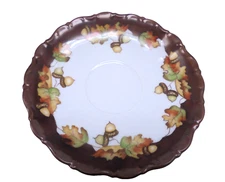 #31 Hazelnuts Oregon IPAT Artist Hand Painted Porcelain Teacup Saucer 1984