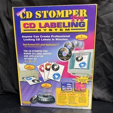 CD Stomper Pro CD Labeling System Kit Brand New Sealed Package CD-R