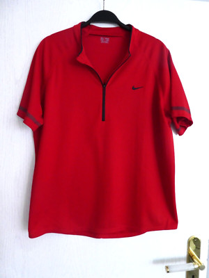 NIKE Dri-Fit Herren Sport-Shirt, Trikot, Rot, Gr. 56/58