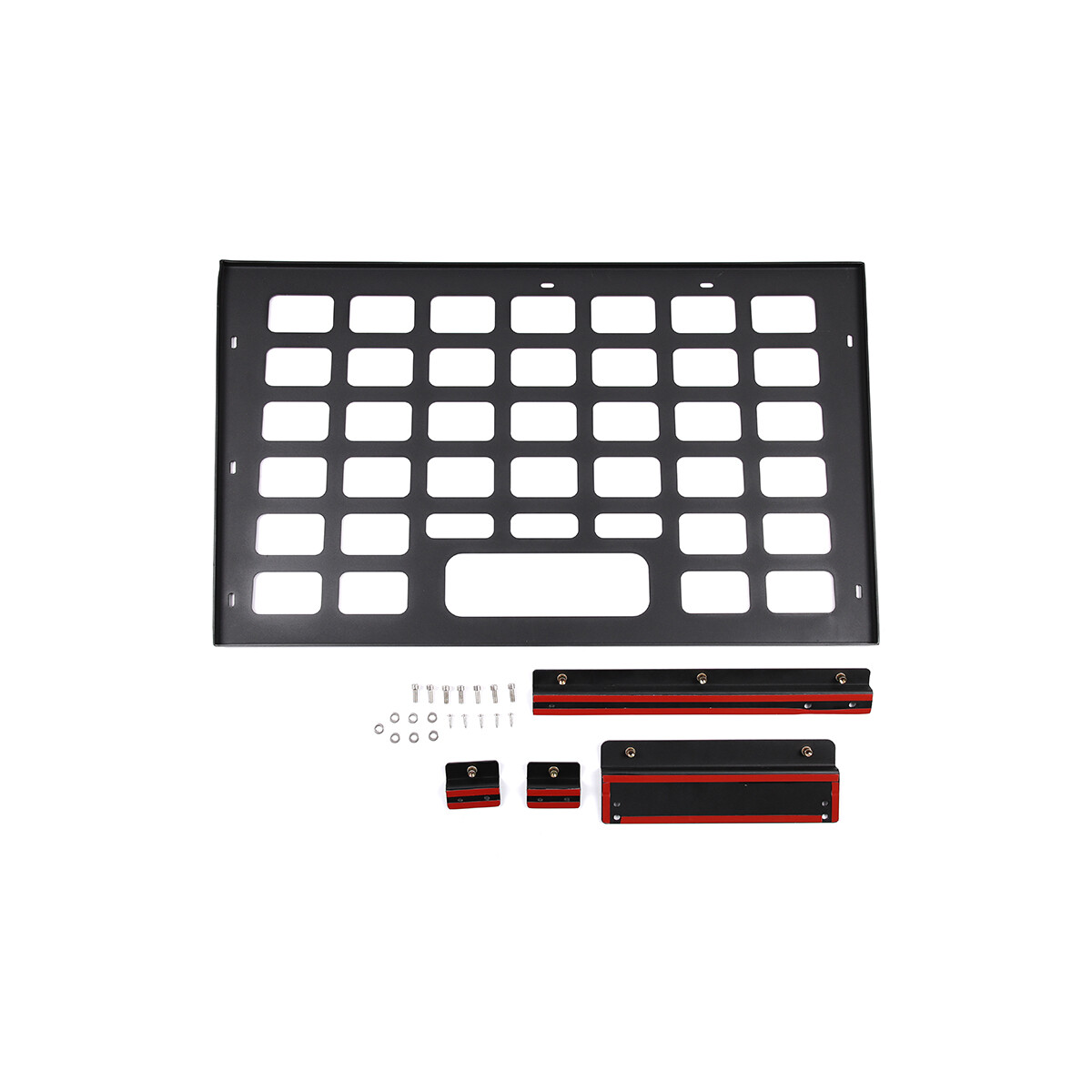 Black Rear Door Storage Storage Rack Basket For LR Defender 110 90 2004 ...