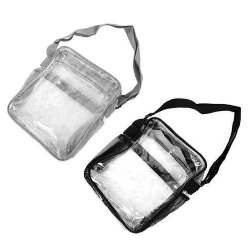 Clear Shoulder Bag Fashion Lightweight Large Capacity PVC Transparent Shoulder - Picture 12 of 18