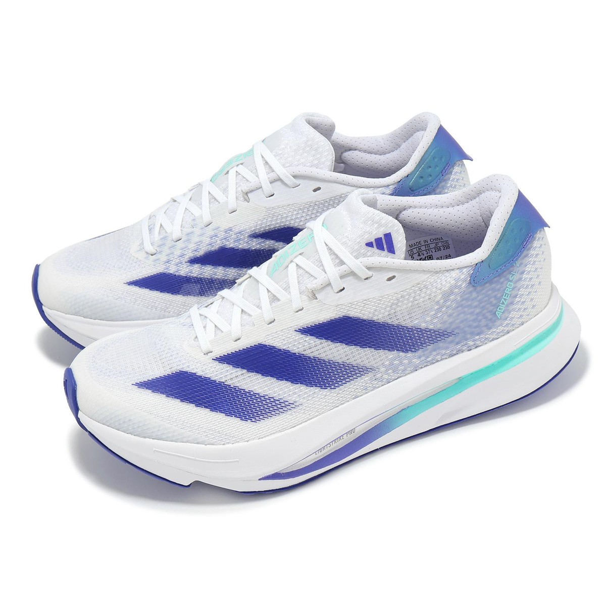 adidas Adizero SL2 M Dash Grey Lucid Blue Men Road Running adidas Adizero SL2 M Dash Grey Lucid Blue Men Road Running