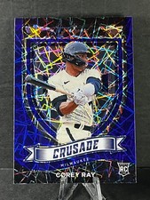 2021-22 Panini Chronicles Crusade #12 Corey Ray Blue Velocity Rookie RC