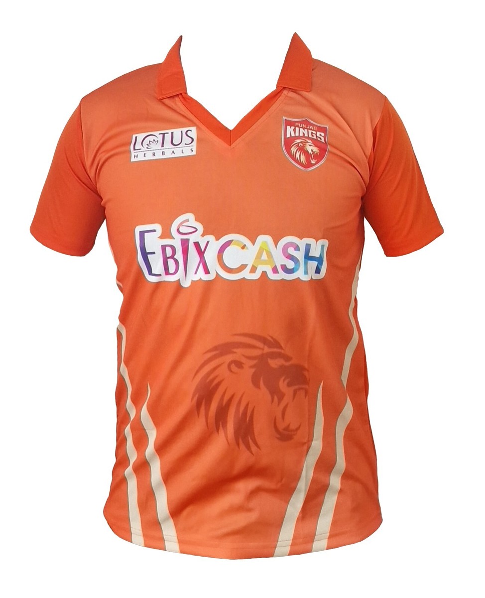 IPL Punjab Kings 2023 Jersey Shirt, T20, Cricket India XI, 11