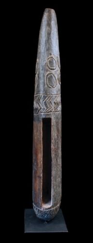Tambour à fente, slit gong drum, oceanic tribal art, papua new guinea, Oceania - Picture 1 of 17