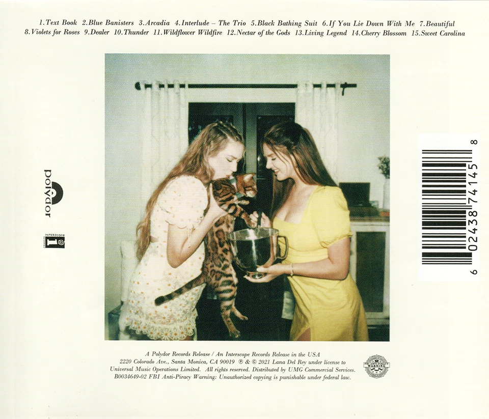 Lana Del Rey ~ Blue Banisters [PA] CD 2021 Interscope Records  •• NEW •• Foto 3 de 3