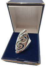 Dekorativer Damen Silberring 925 Sterling Silber Gr. 17,5 mm ⌀ in Geschenkbox