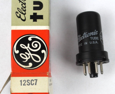 12SC7 GE Tube Untested *QUICK SHIP*