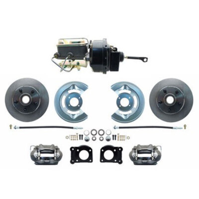 CJ Classics Power Disc Brake Conversion Kit With Power Master Cylinder Automa...