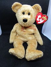 TY Beanie Baby Cashew Bear Plush Stuffed Teddy Bear 2000 Vintage Retired