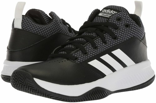 Adidas Boys' Cloudfoam Ilation 2.0 K Basketball Shoes - Black, 5.5