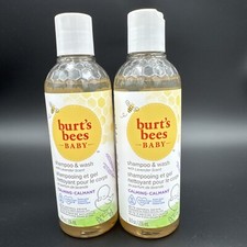2 Burt's Bees Lavender Calming Baby Shampoo  Wash Tear Free Lot Of 2 8oz