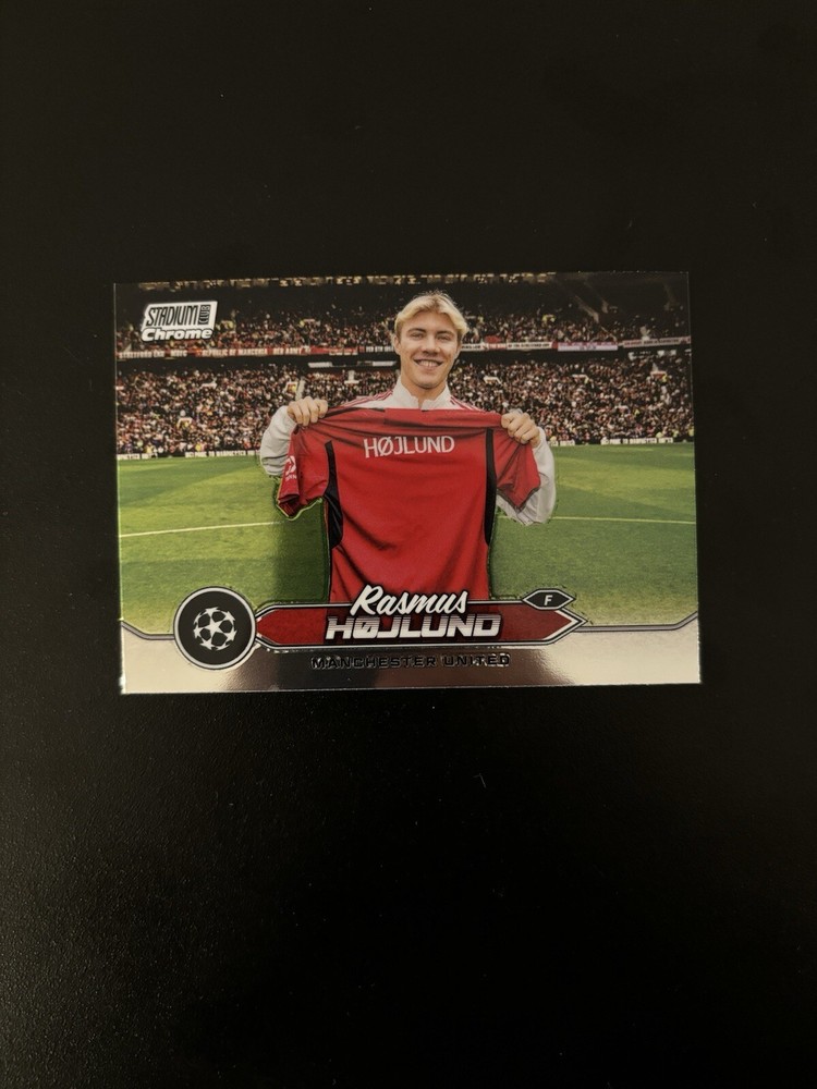 Rasmus Hojlund Topps UEFA Stadium Club Chrome #91