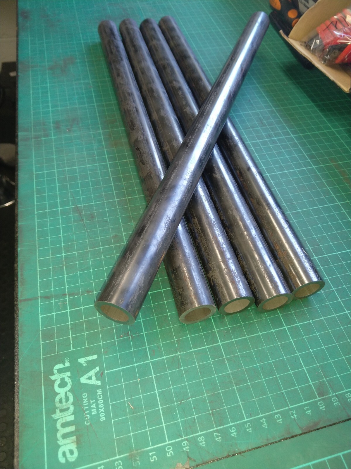 MILD STEEL ROUND TUBE 27 mm o/d Thick 4mm wall CHEAP METAL PIPE 320mm Long eBay