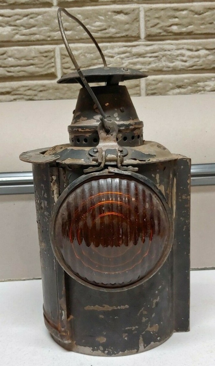 Vintage Union Pacific Railroad Adlake Lamp Signal Lantern BLU