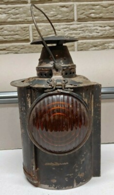 Vintage Union Pacific Railroad Adlake Lamp Signal Lantern BLU