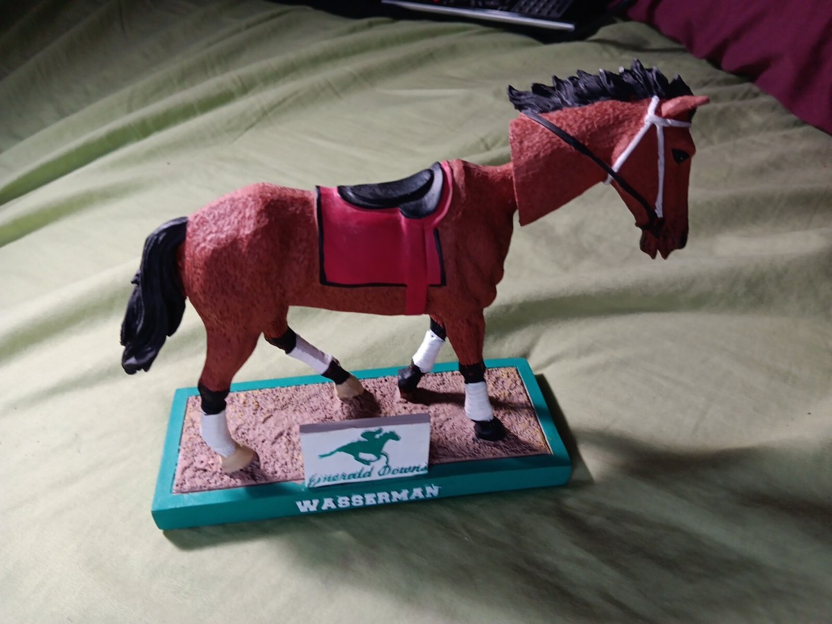 showman 2008 Wasserman Bobblehead Bobble Head Horse Longacres Mile