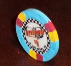 Old $1 SPEEDWAY Casino Cafe Poker Chip Vintage Antique H/C Mold Las Vegas NV VG — photo 4
