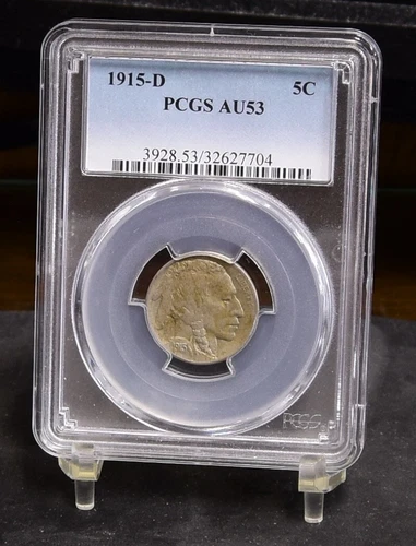 1915-D Buffalo Nickel - PCGS AU53 (#50488-K)