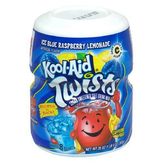 KoolAid Twists Drink Mix Ice Blue Raspberry Lemonade 20 Oz for sale