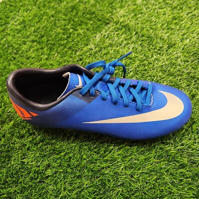 Nike Mercurial Victory II FG Men's Soccer Shoes Photo Blue-Orange