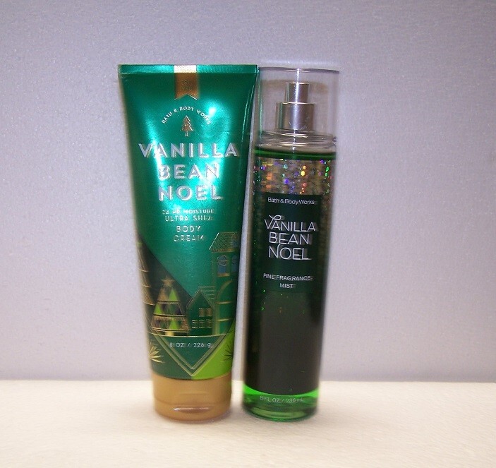 Bath and Body Works Vanilla Bean Noel 2 Piece Set - Body