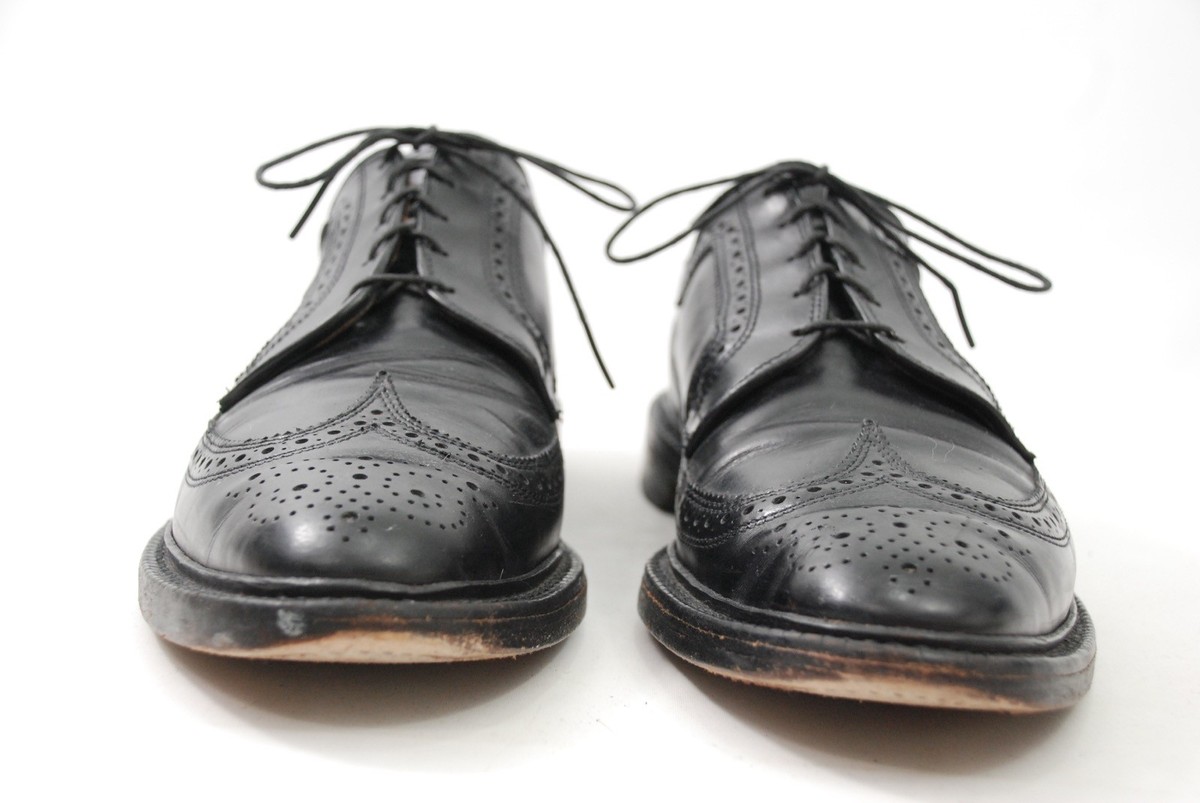 Allen Edmonds MacNeil Black Leather Wingtip Full Brogue  display picture 1