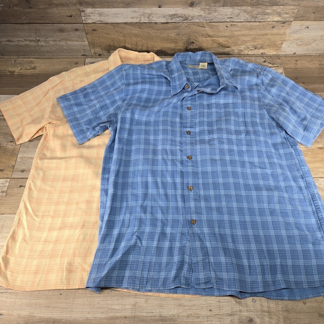 LL Bean Large Button Down Shirt Pack of 2