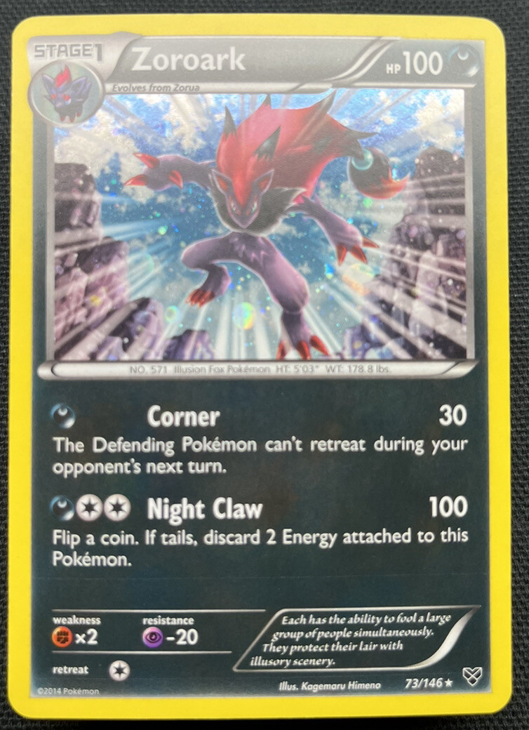 ポケットモンスター X Y Pokemon Card TCG XY Base Set Zoroark Cosmos Holo 73/146