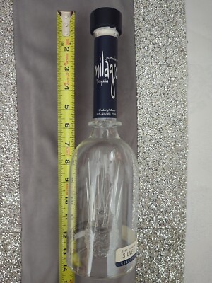 Milagro Select Barrel Reserve Limited Edition Tequila Bottle w/ Hand Blown Agave