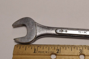 SK Wayne Combination Wrench 15MM 12 Point Metric 8315 Made In USA G2132