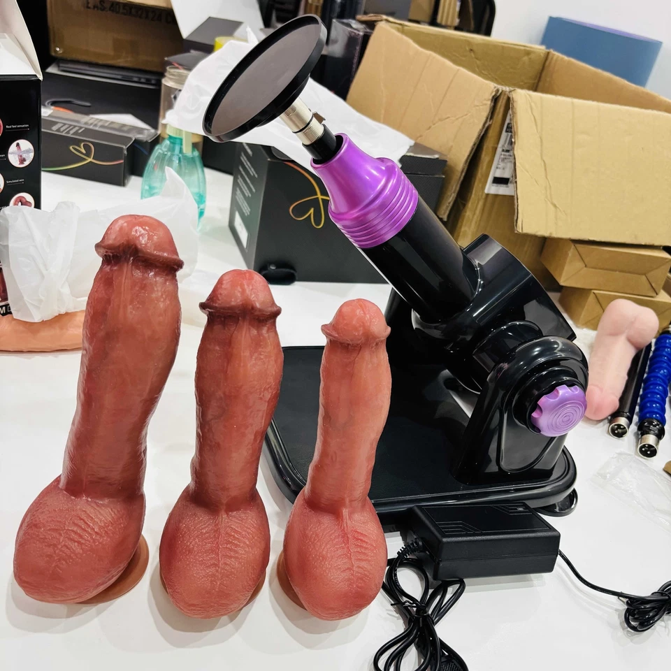 Nuevo Consolador Automático Empuje Máquina de Amor Sexual para Mujeres Hombres Juguetes Sexuales Manos Libres Foto 2 de 4