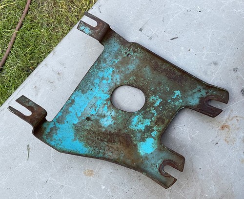 1961-63 PONTIAC TEMPEST AIR CLEANER & BRACKET = TROPHY 4 CYL = OEM PART - Foto 9 di 11